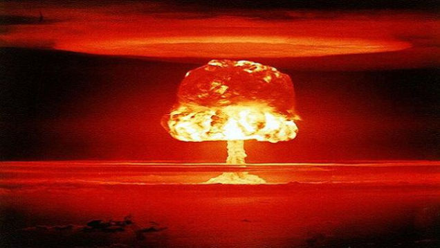 شكل انفجار القنبلة النووية