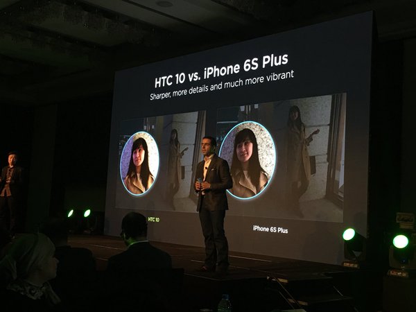 صورة من مؤتمر الكشف عن هاتف HTC 10
