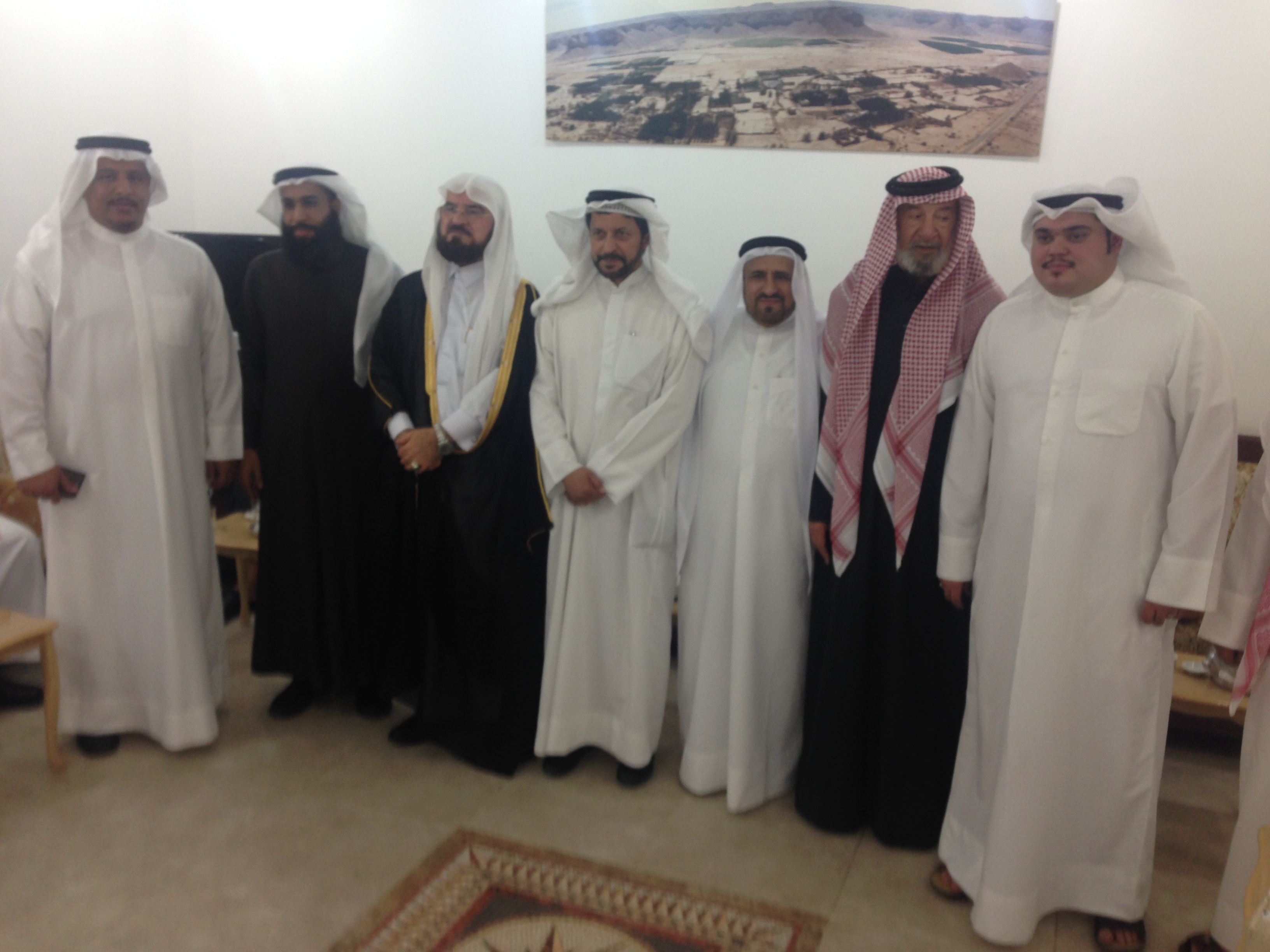 لقاء السيد عبدالرحمن الحسيني بالشيخ السيد علي القرة داغي الامين العام لاتحاد علماء المسلمين العالمي