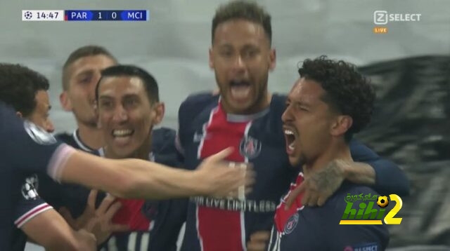 فيديو: رأسية ماركينيوس تمنح باريس سان جيرمان التقدم على حساب السيتي