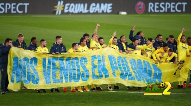 صور: احتفالات فياريال بعد التأهل لنهائي الدوري الأوروبي