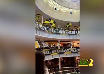 فيديو: جماهير آيك السويدي تعترض على عدم حضور الملاعب بطريقة محرجة للسلطات