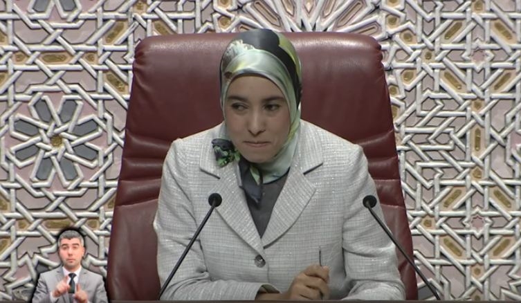 الحقوقية لبنى أحمد الجود تفحم البرلمانية ماء العينين