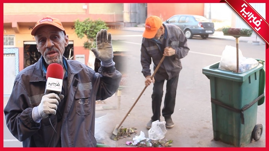 رغم طرده… رجل مسن يواصل تنظيف الشوارع بشكل تطوعي