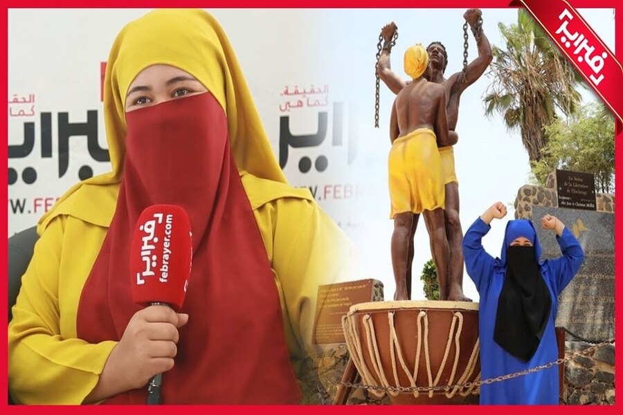 شاهد عابرة.. أول مغربية منقبة تسافر لوحدها وتصف نفسها بـ « ناشرة الحب »