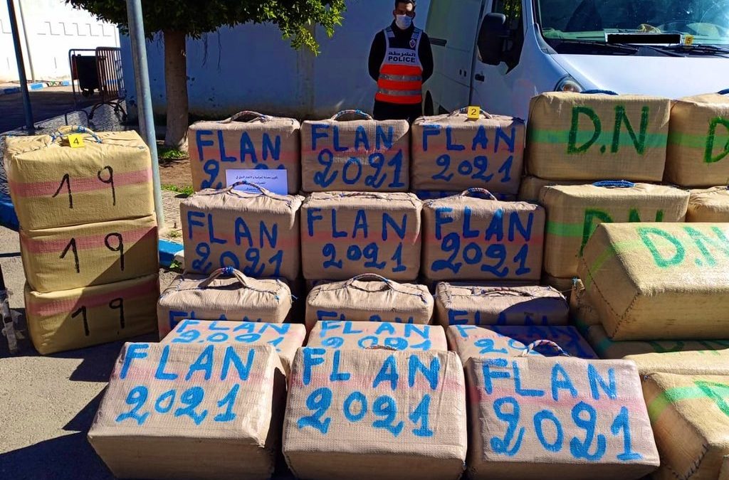 عملية مشتركة تمكنت من إجهاض محاولة تهريب 498 كيلوغرام من مخدر الشيرا بالرباط