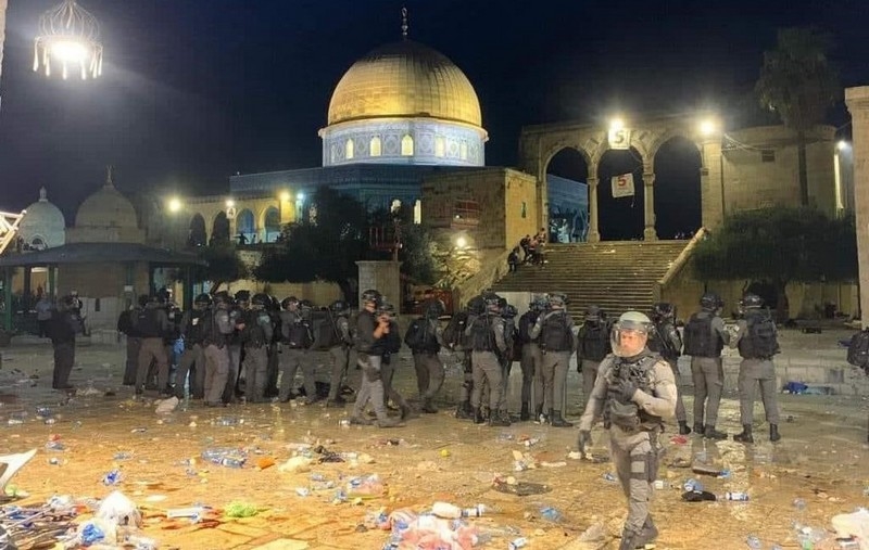 مغاربة يتضامنون مع القدس و