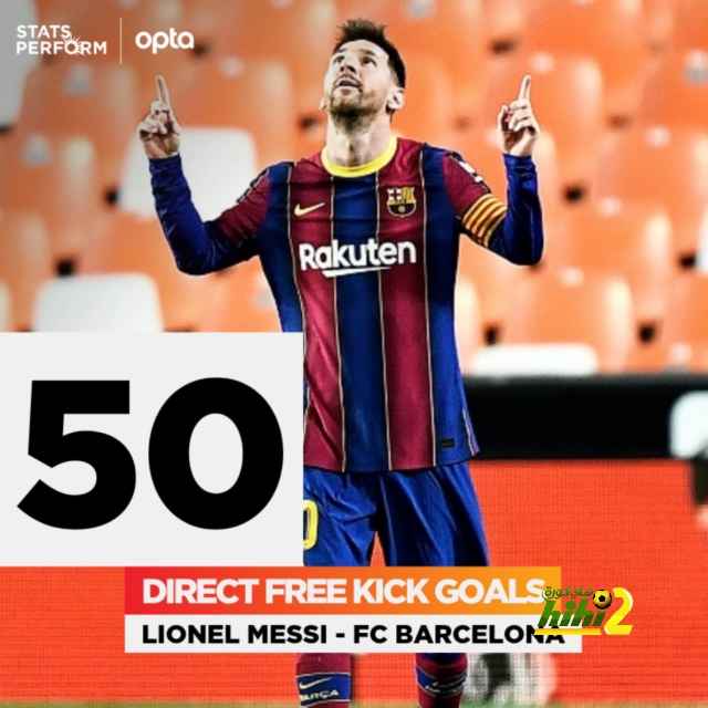 ميسي يصل لهدفه رقم 50 من الركلات الحرة!