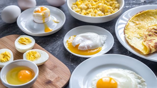 البيض أفضل طعام على الفطور للتخلص من الكرش
